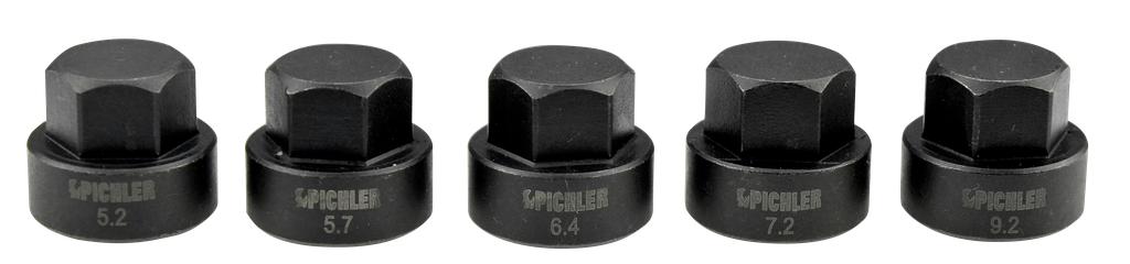 Sriegiklio laikiklio adapteris, pavara SW13 šešiakampė su fiksavimo rutuliuku (58506005, PICHLER)