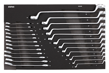 Įrankių komplektas į vežimėlį (24vnt), Sonic Equipment, 602406