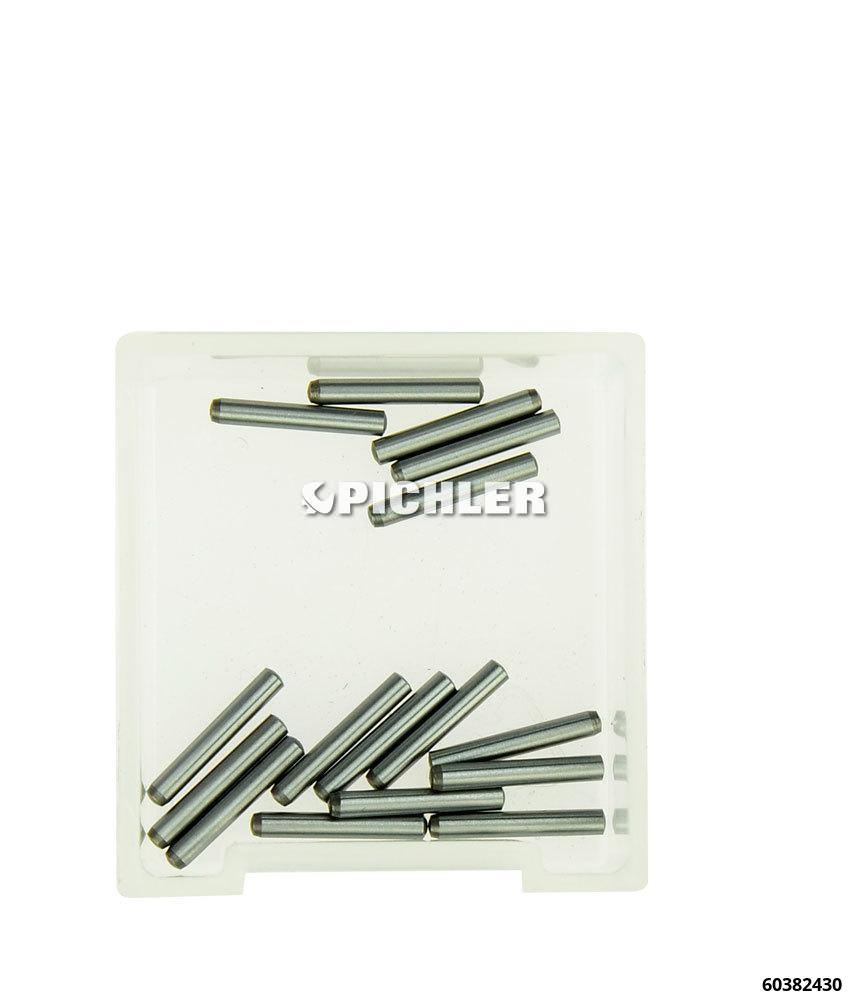 Replacement pins for disassembly wrench, cylindrical pins Ø1.5×10 mm, pack of 20 (60382430, PICHLER)