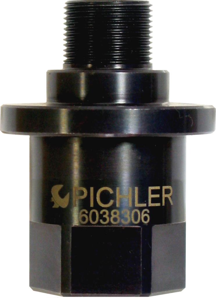 Izvilkšanas adapteris, ārējā vītne M17x1 / iekšējā M20x1,5, BOSCH sprauslām (6038306, PICHLER)