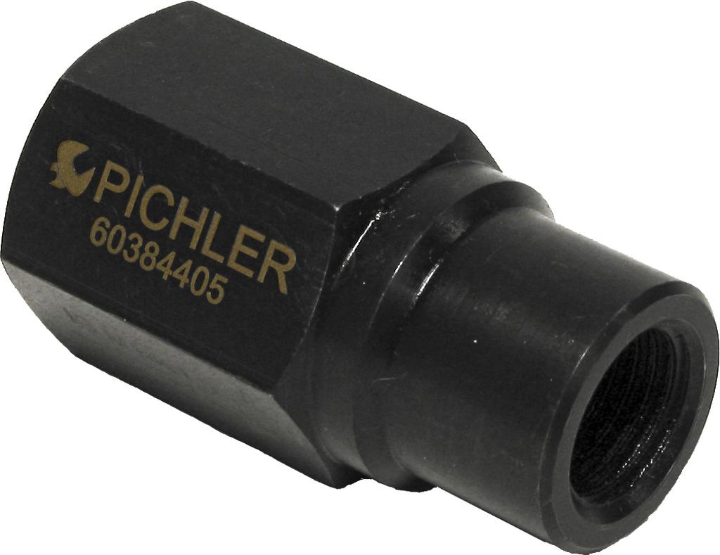 Screw-on Injector Removal Adapter, M14x1.5 Internal / M18x1.5 Internal Thread, for Bosch, Delphi (60384405, PICHLER)