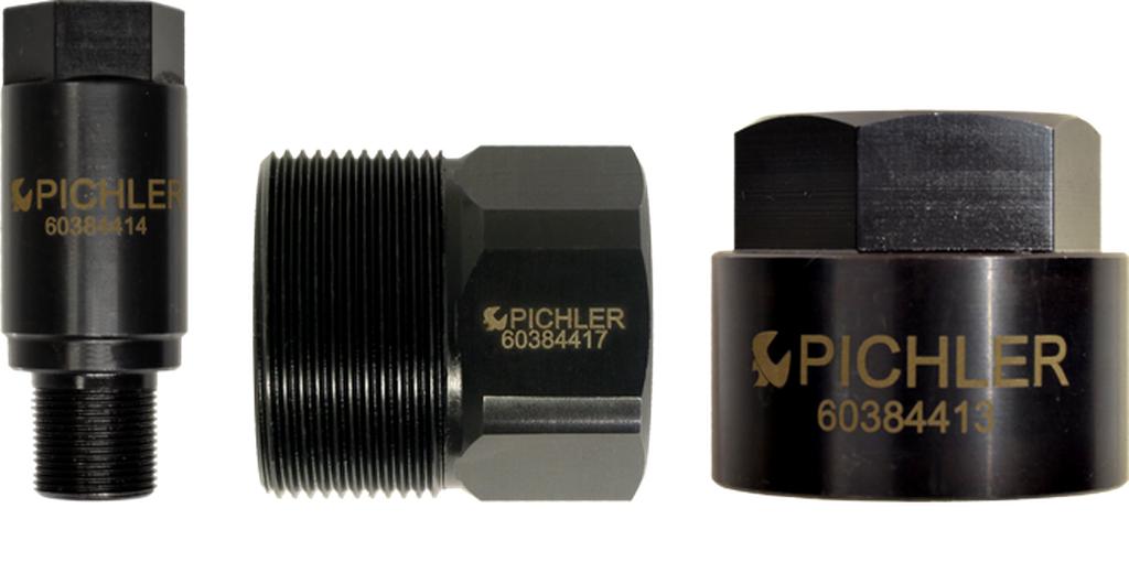 Adapter set for removing solenoid-controlled Bosch Common Rail injectors (60384415, PICHLER)