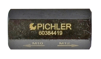 Izvilkšanas adapteris, iekšējā vītne M10 – iekšējā vītne M12 (60384419, PICHLER)