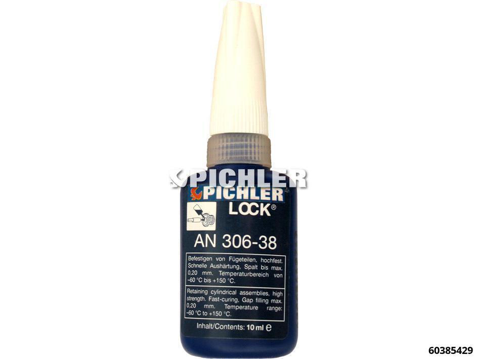 Augstas stiprības cilindrisku savienojumu fiksācijas līme 10 ml (WEICONLOCK AN 306-38) (60385429, PICHLER)