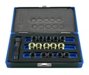 Uždegimo žvakės sriegio atnaujinimo įrankių rinkinys M14x1,25, 16 dalių, įvorės 11,3 / 17,5 mm (60411160, PICHLER)