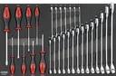Tool set for tool trolleys (29 pcs) (602904, SONIC)