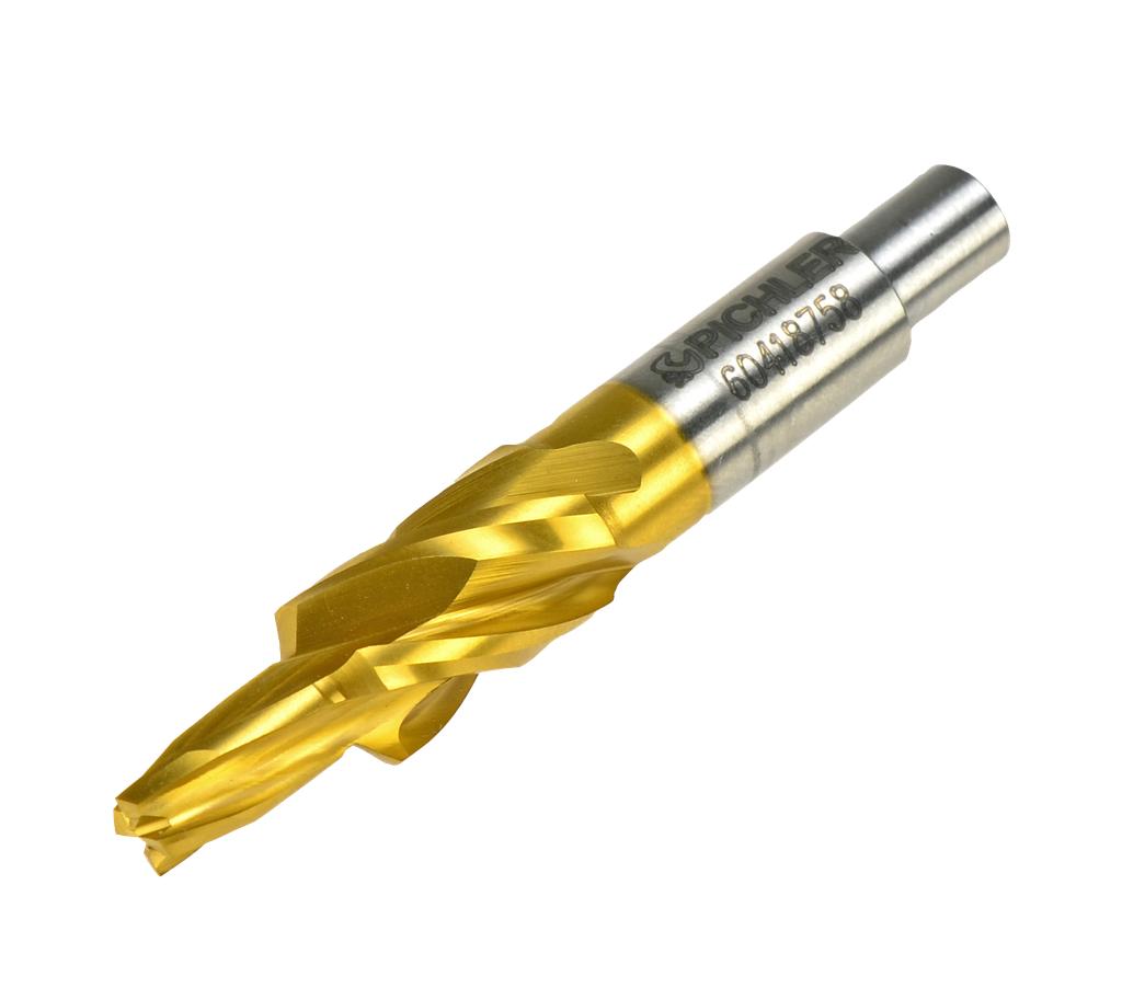 Pakopinis grąžtas HSS 9,0/5,3 mm, TiN danga (60418758, PICHLER)