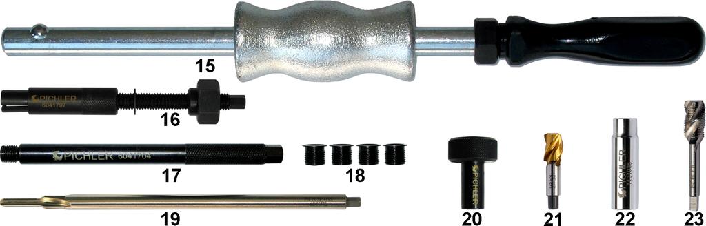 Papildu instrumentu komplekts, 12 daļas, komplektam 6041870 (6041880, PICHLER)