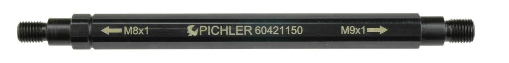 Thread Bushing Installation Tool, Combination M9 x 1 and M8 x 1, Length 150 mm (60421150, PICHLER)