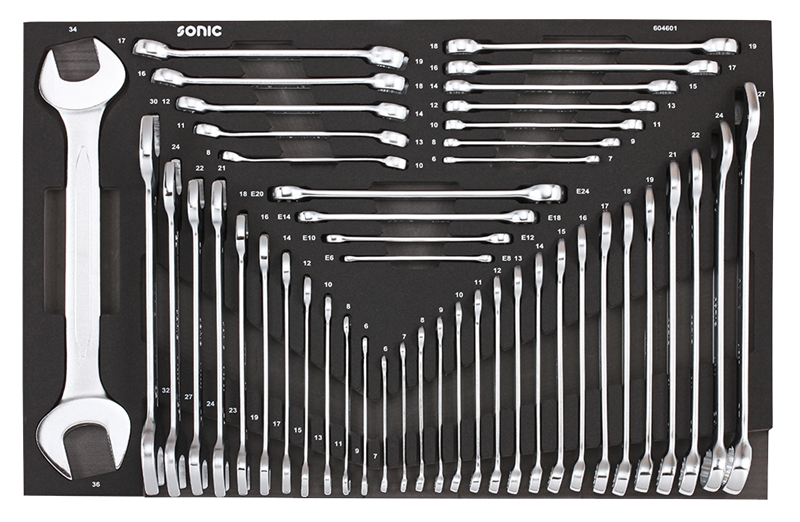 Instrumentu komplekts ratiņiem, 46 gab. (604601, SONIC)