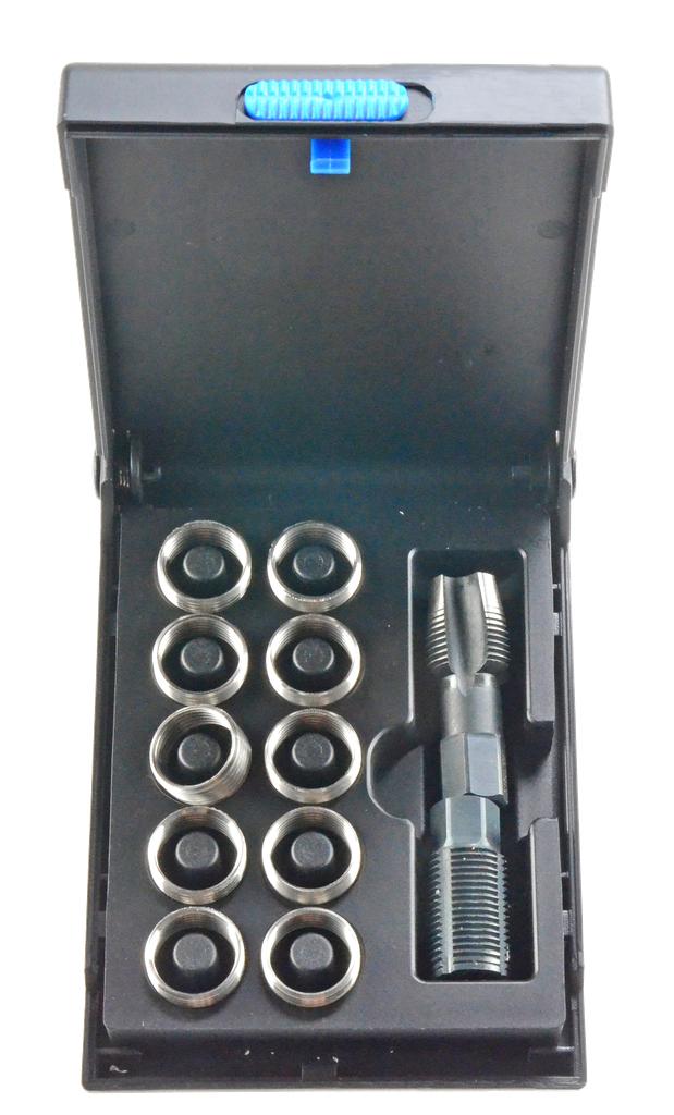 Lambda insert nut set No. 2, M18x1.5, with drill (60459500, PICHLER)