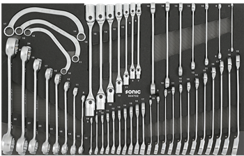 Veržliarakčių komplektas vežimėliams, 47vnt., 604702, SONIC EQUIPMENT [604702] []