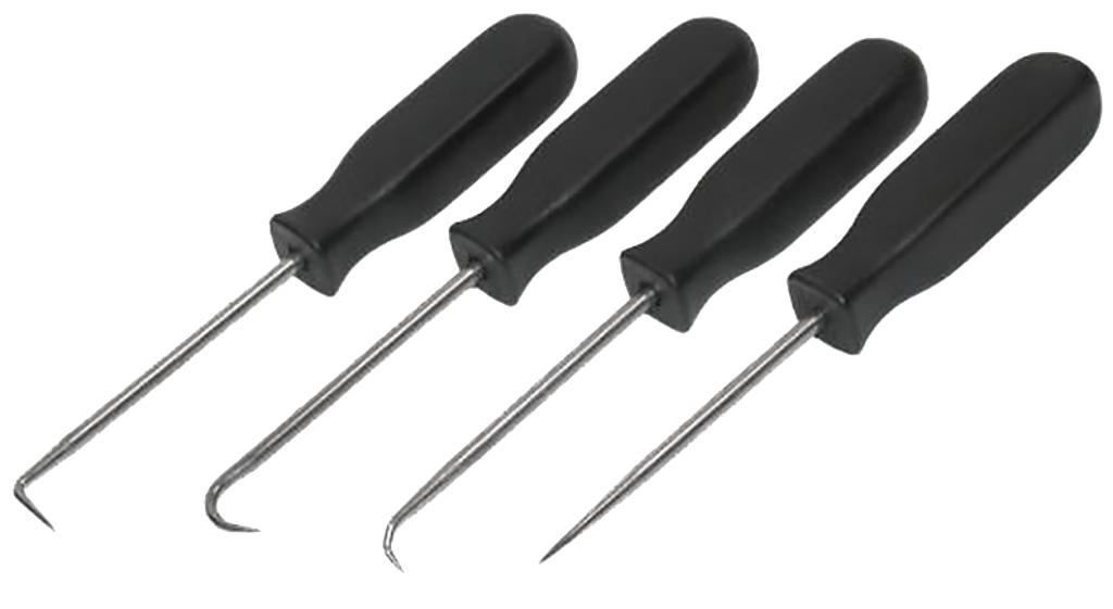 Universāls āķu komplekts, 4 daļas (smaile, liekti āķi) (60476200, PICHLER)