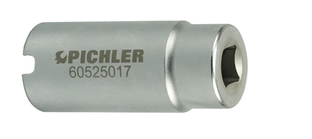 Sukimo galvutė 24 mm, 17 mm galvutės įdėklui (60525017, PICHLER)