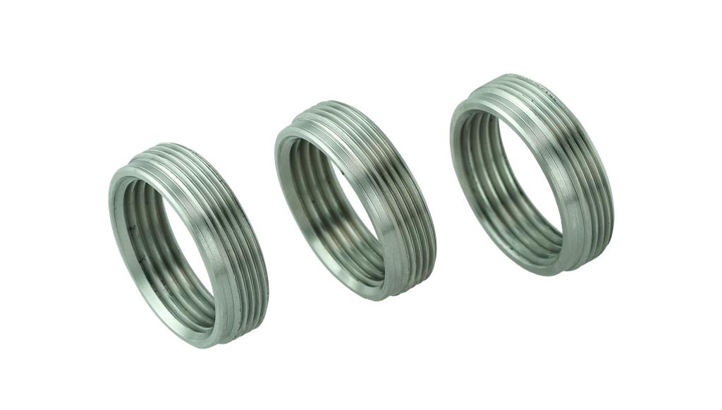 Threaded Bushing Set, Internal Thread M22x1.5 / External M26x1, 3 pcs., Stainless Steel (60525267, PICHLER)