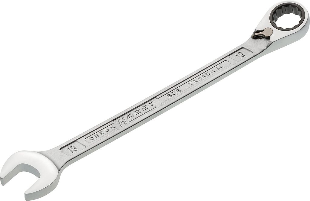 Terkšlinis kombinuotasis veržliaraktis 19 mm (606-19, HAZET)