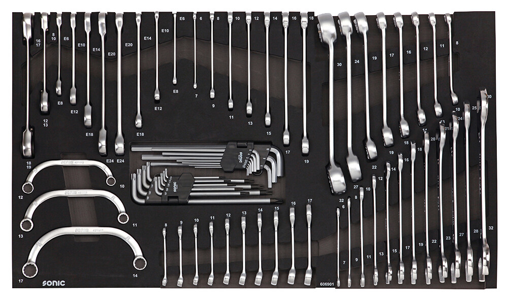 Instrumentu komplekts ratiņiem (69 gab.) (606901, SONIC)