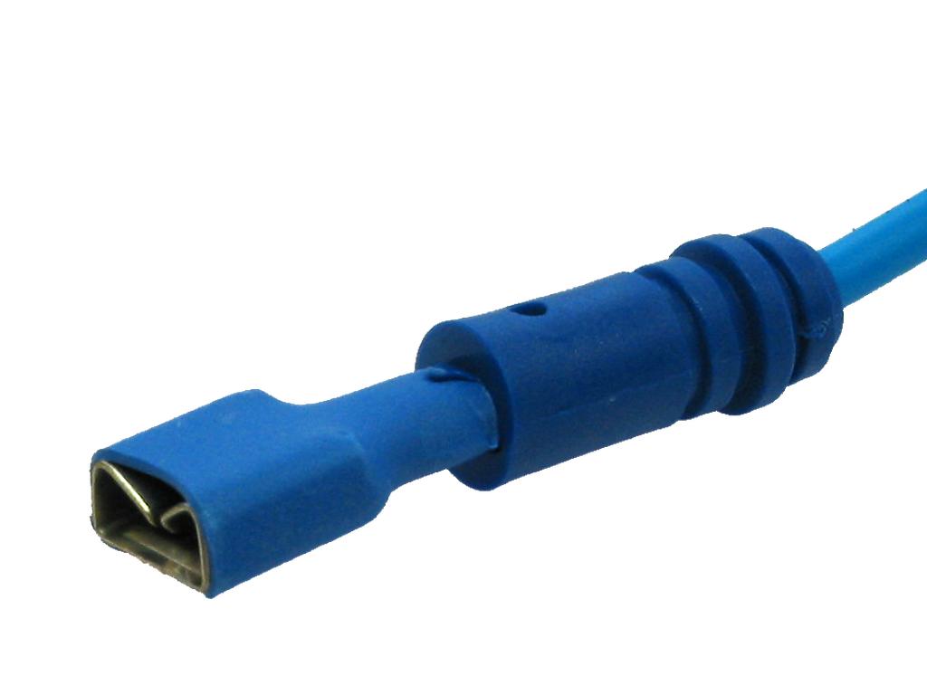 Insulated Female Spade Connector 6.0 mm, Blue (60979020, PICHLER)