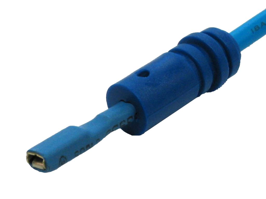 Insulated Flat Connector (Male) 2.5 mm, Blue (60979023, PICHLER)