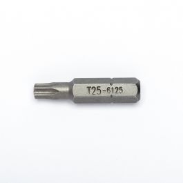 Uzgalis zvaigznes (TORX), kāts 1/4", L 30 mm, T25 (6125, GENIUS)