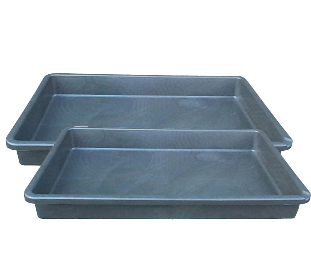 Savākšanas vannu komplekts, 2 daļas, īpaši zemas, 45 l, 880x600x100 mm (61211602, PICHLER)