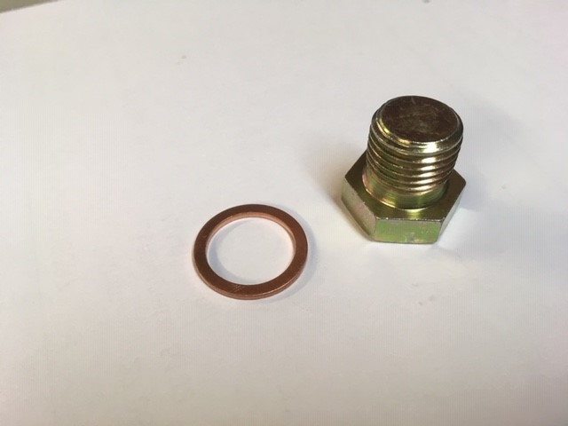 Alyvos išleidimo varžtas M15x1,5x19 mm su variniu sandarinimo žiedu (6125150, PICHLER)