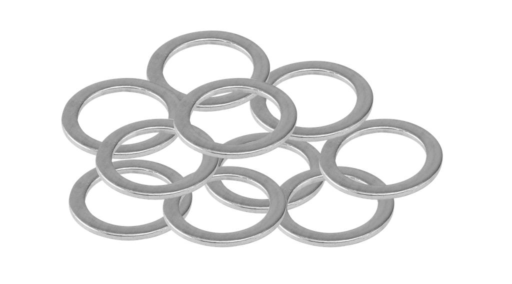 Aluminium sealing ring set for oil drain plug M20, 5 pcs (6125685, PICHLER)