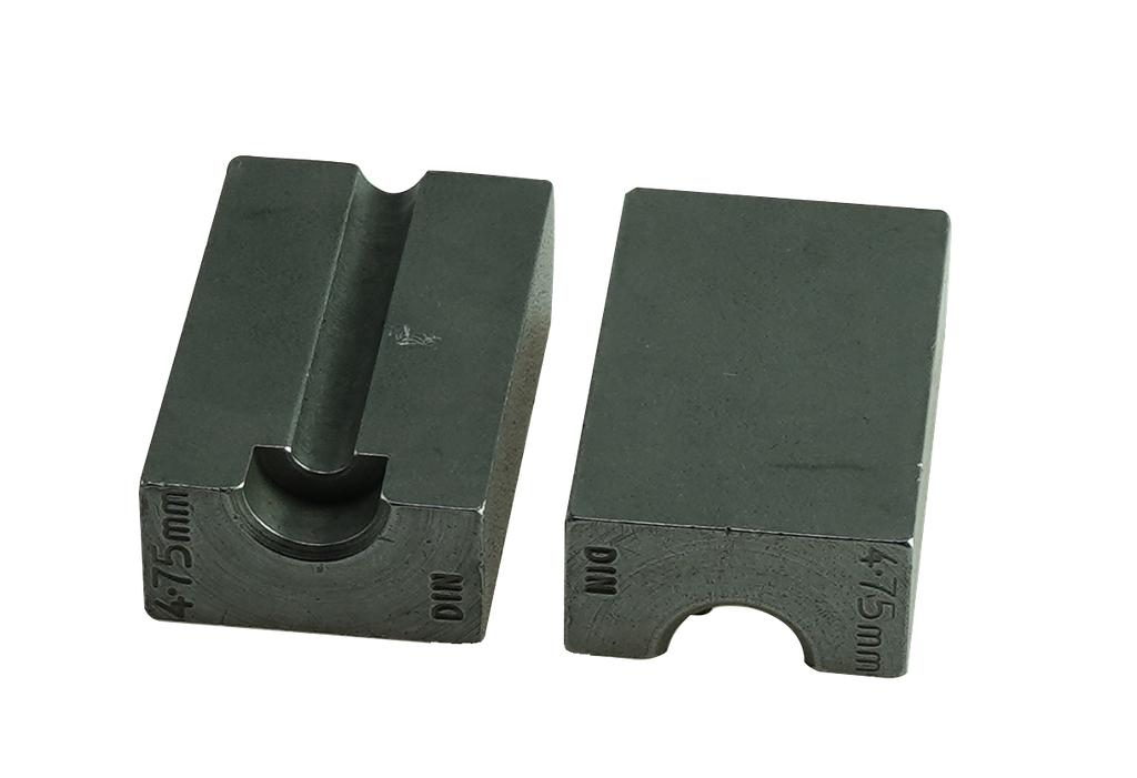 Iespīlēšanas žokļi E 4,75 mm DIN cauruļu valcēšanas instrumentam (61330650, PICHLER)