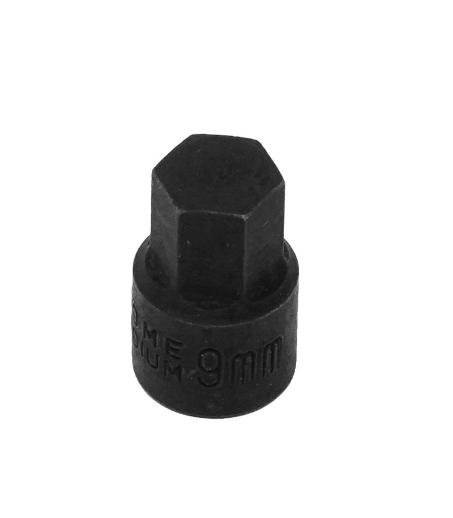 Brake caliper mounting special socket, internal hex 9 mm, 1/4 in. drive (61348901, PICHLER)