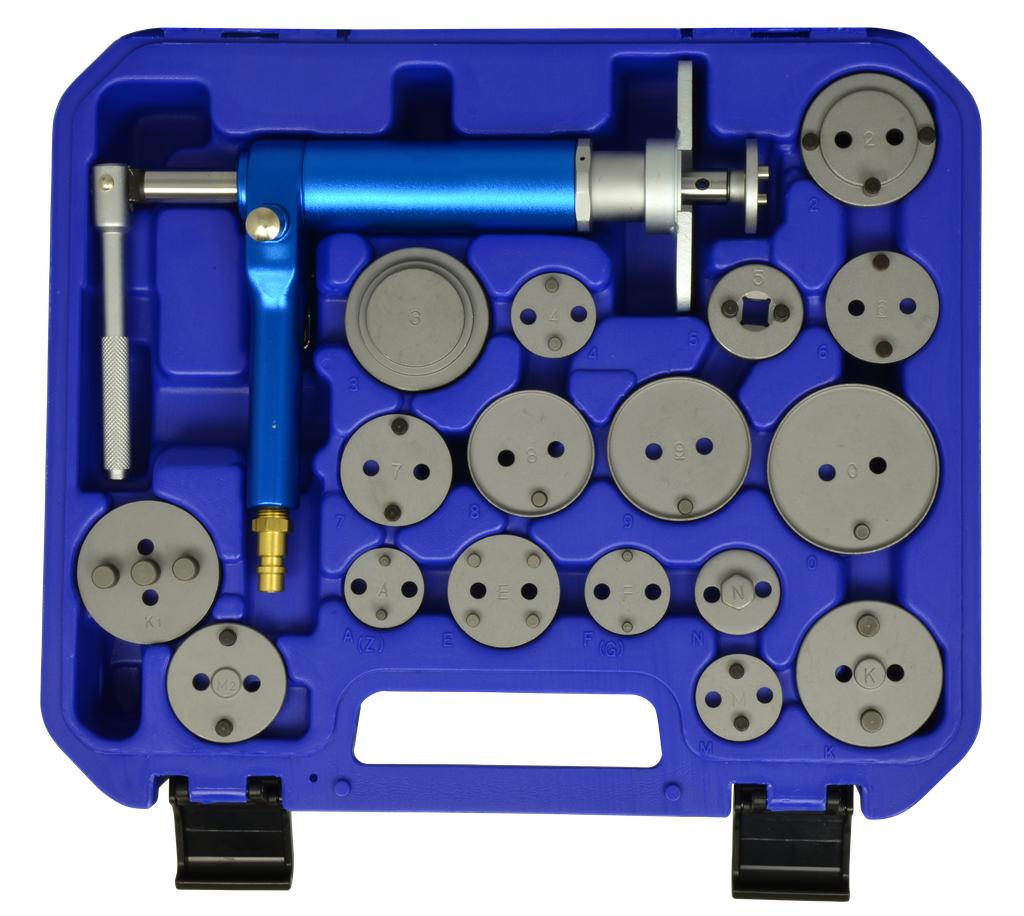 Brake piston rewind tool set, 16 pcs (61388435, PICHLER)