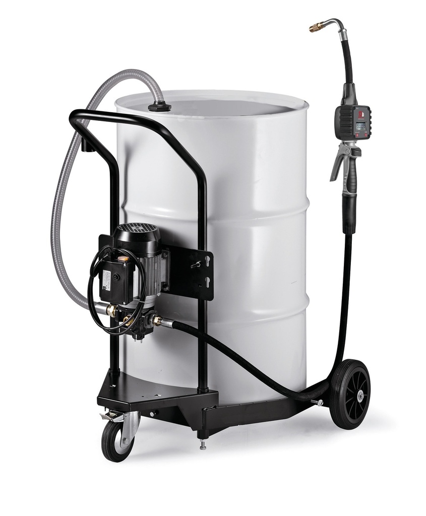 Mobilus elektrinis siurblio komplektas statinei, 230 V, 10 bar (62100, EUROLUBE)