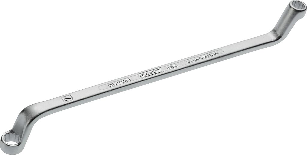 Double box-end wrench, outside 12-point traction profile, 6 × 7 mm (630-6X7, HAZET)