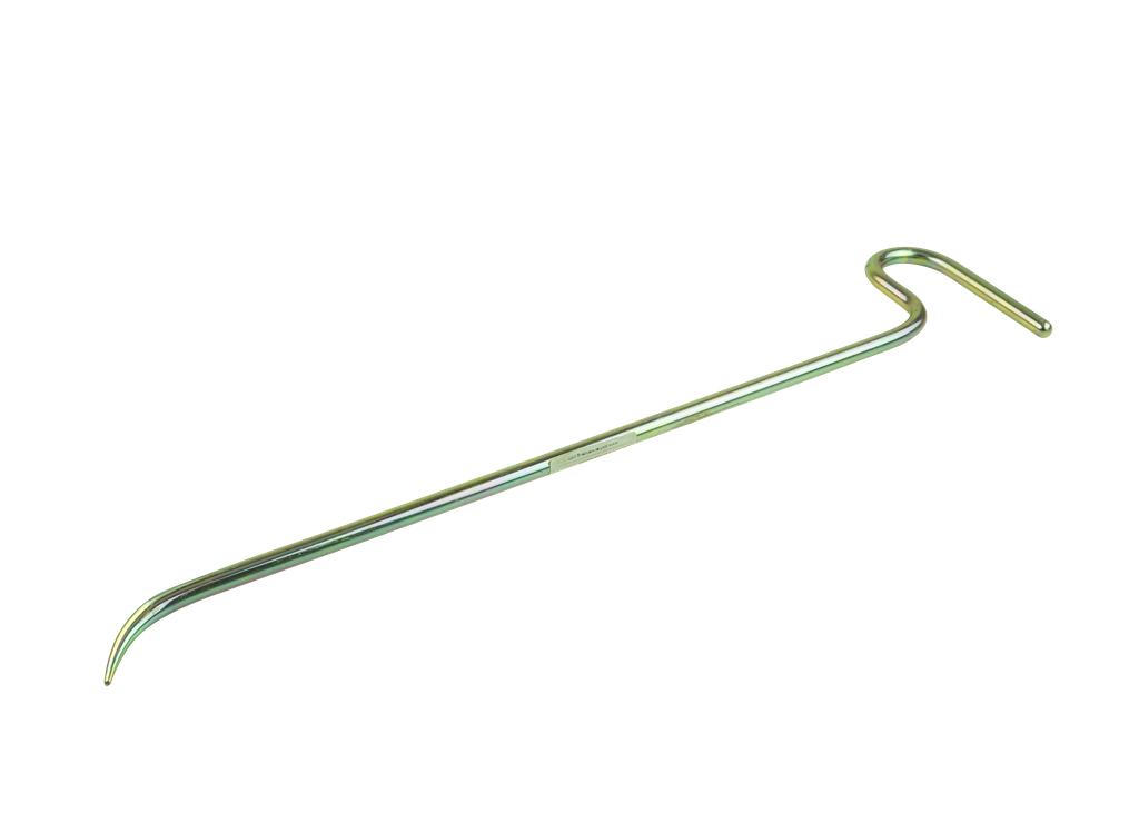 Iespiedumu izlīdzināšanas āķis, 5. izmērs, 500 mm garš, pusapaļš 90° (65573700, PICHLER)