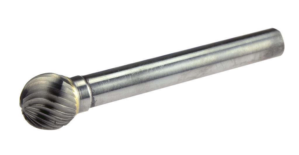 Cietsakausējuma frēze, lodveida 12 x 55 mm, zobojums 3, kāts 6 mm (67050013, PICHLER)