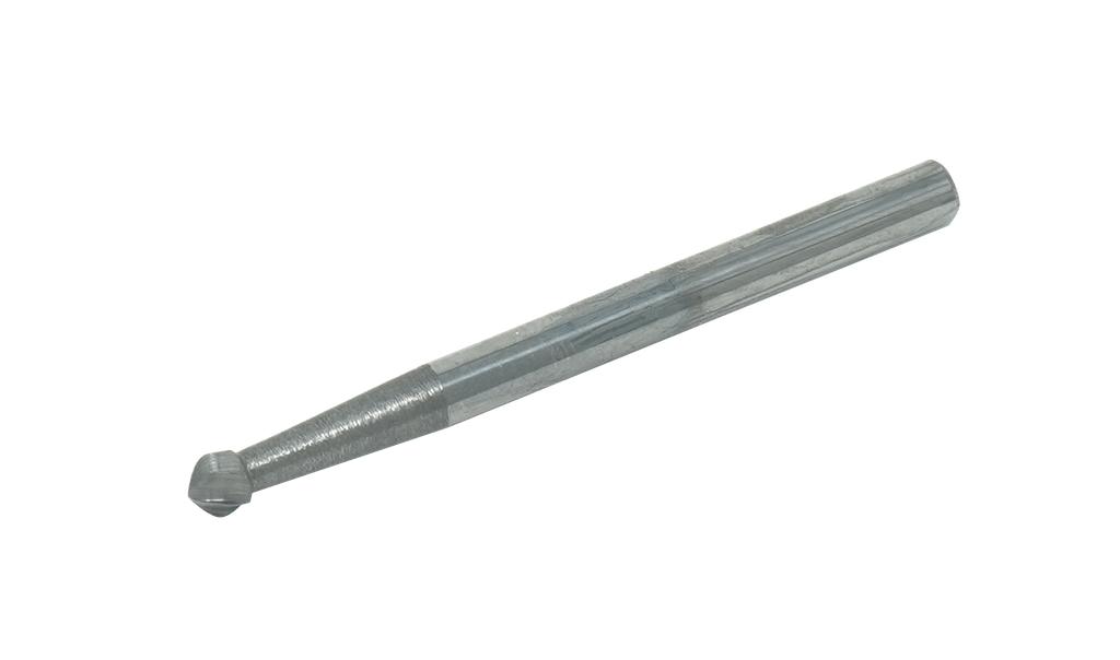 Cietmetāla frēze, lodveida, Ø3,0 mm, ar gala zobiem, kāts Ø3 mm (67052106, PICHLER)