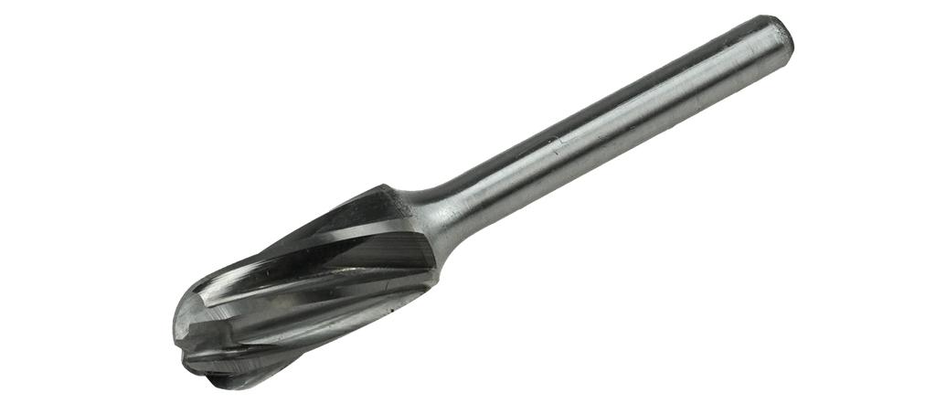 Kietlydinio frezavimo antgalis cilindro formos su apvaliu galu, Ø 12 mm (WRC), dantukas aliuminiui, kotas 6 mm (67061058, PICHLER)