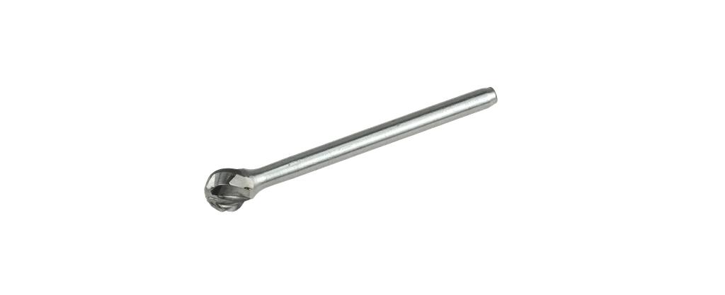 Carbide Burr Ball Shape (KUD), Aluminium Cut, 3 mm Shank (67062107, PICHLER)