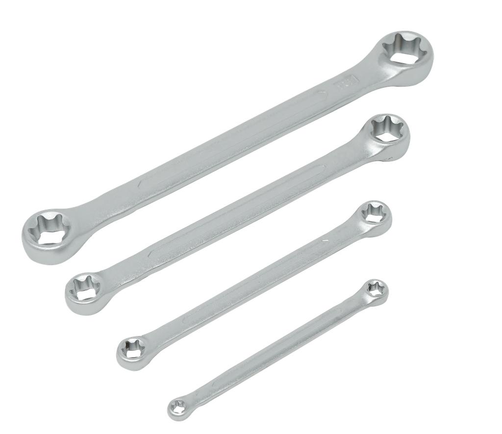 E-Profile Ring Spanner Set, Straight, 4 pcs, E6–E24 (71600000, PICHLER)