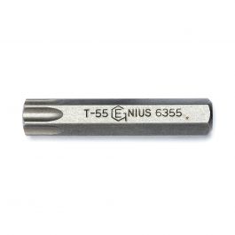 star (TORX) bit, 5/16" shank, 56 mm, T55 (6355, GENIUS)