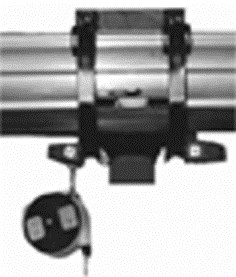 Exhaust trolley, external, for Ø150 mm (6 in.) nozzle with vise grip (64216, EUROLUBE)