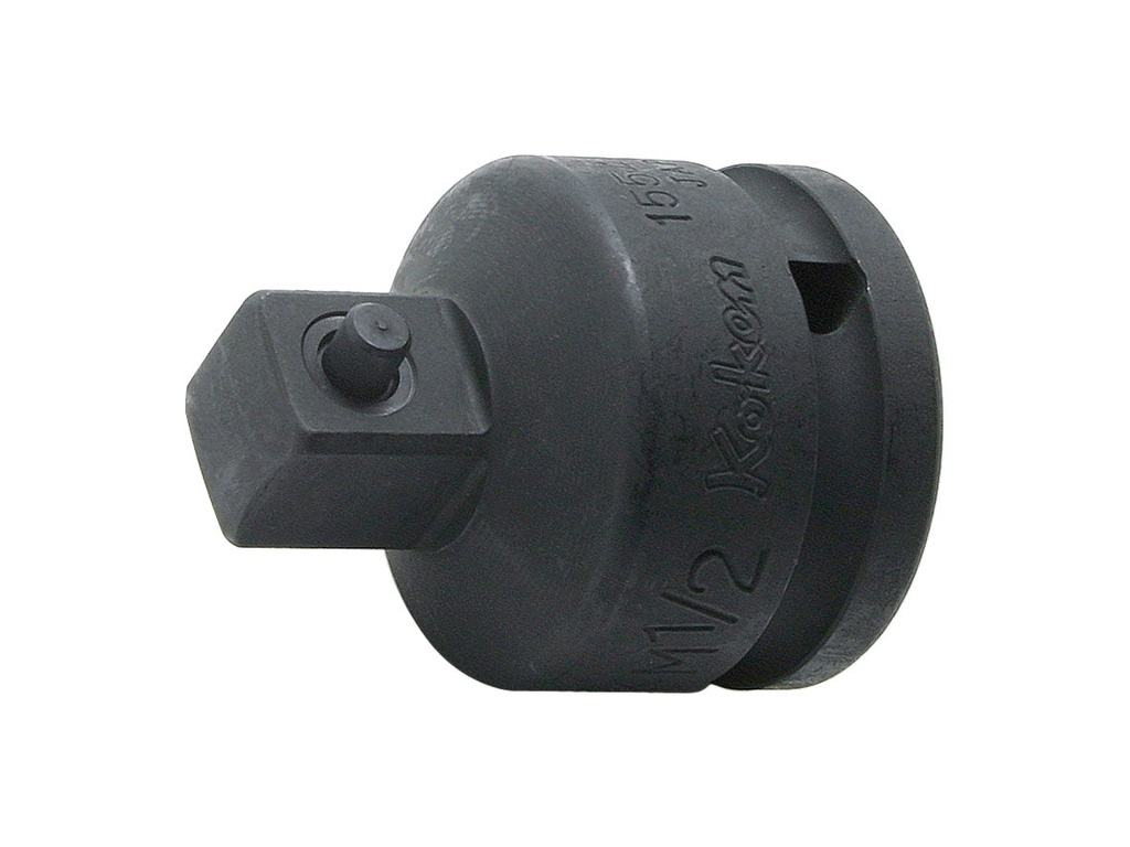 Trieciena adapteris 5/8 collu iekšējais kvadrāts – 1/2 collu ārējais kvadrāts, ar caurumu, DIN 3121 F forma (71800539, PICHLER)