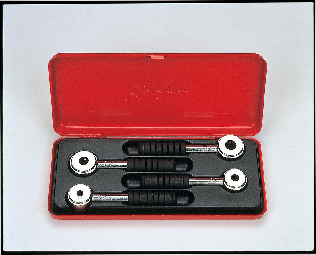 Terkšlinių smeigių ištraukiklių rinkinys 6, 8, 10, 12 mm, 4 vnt., metaliniame dėkle (71800754, PICHLER)