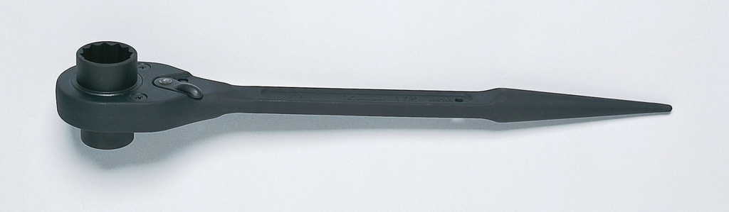 Spud Handle Ratchet Wrench 24 x 27 mm, 12-Point, 380 mm Long (71800934, PICHLER)
