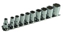 1/4 collas SAE divpadsmitstūru muciņu komplekts 3/16–3/8 collas, 7 daļas (72253050, PICHLER)