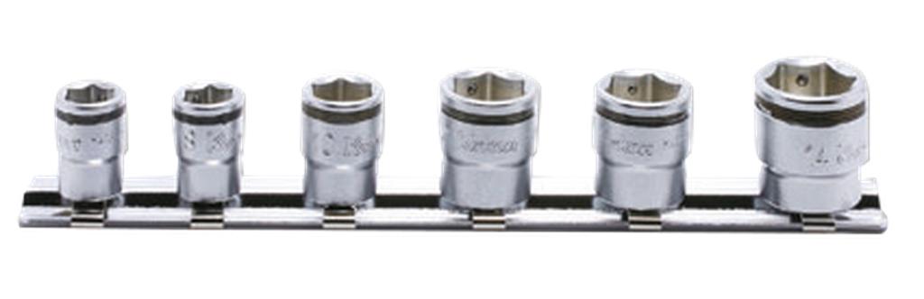 Galvutė 1/4 col. su veržlės fiksavimu Nut Grip ir dvigubu fiksavimo rutuliuku (7270500, PICHLER)