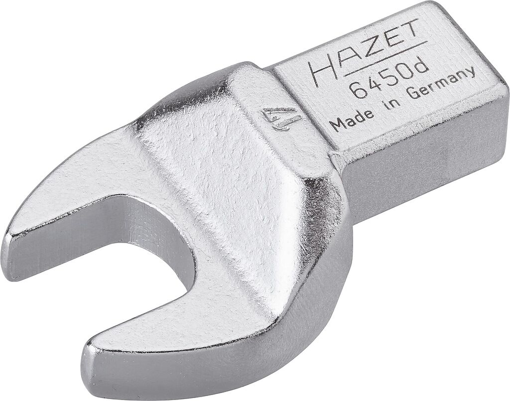 Ievietojamā vaļēja gala atslēga 14x18 mm, 17 mm (6450D-17, HAZET)