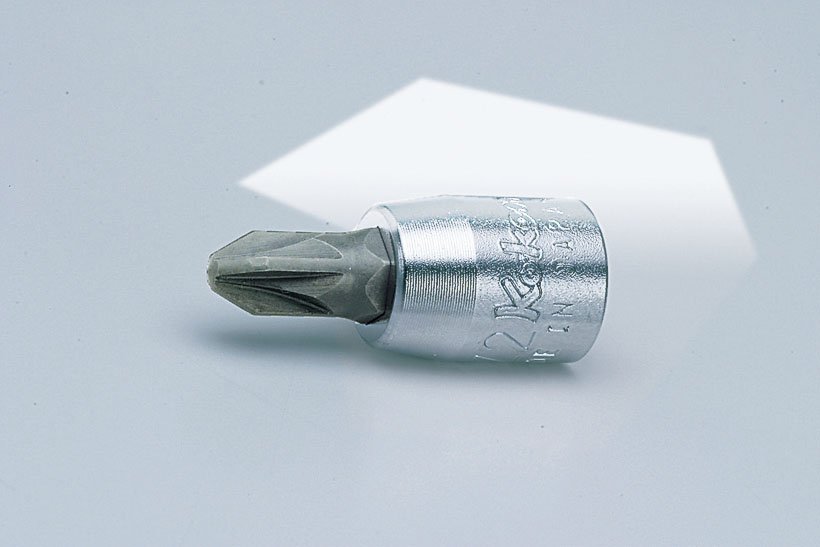 Galvutė su antgaliu 1/4 col., kryžminis Pozidriv PZ1 (72800385, PICHLER)