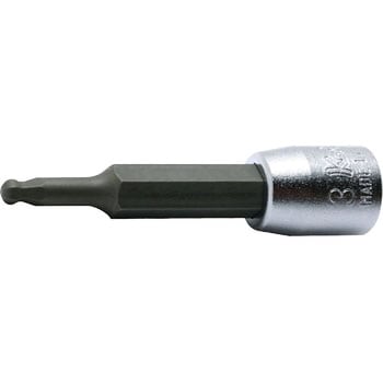 Uzgriežņu galva ar lodveida sešstūra uzgali 1/4 collu piedziņa, 3 mm (72800443, PICHLER)