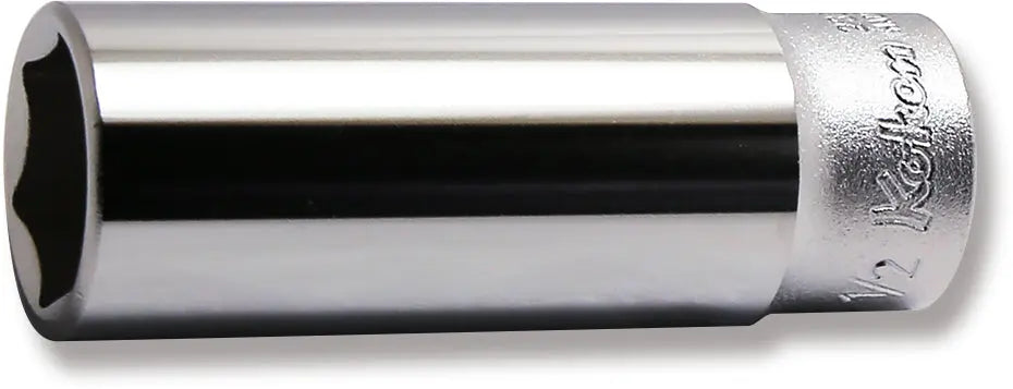 Deep socket 1/4 inch drive, 6-point, 1/2 inch (72800571, PICHLER)