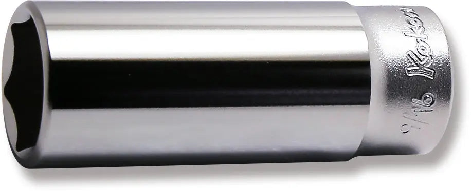 Deep socket 1/4 inch drive, 6-point, 9/16 inch (72800572, PICHLER)